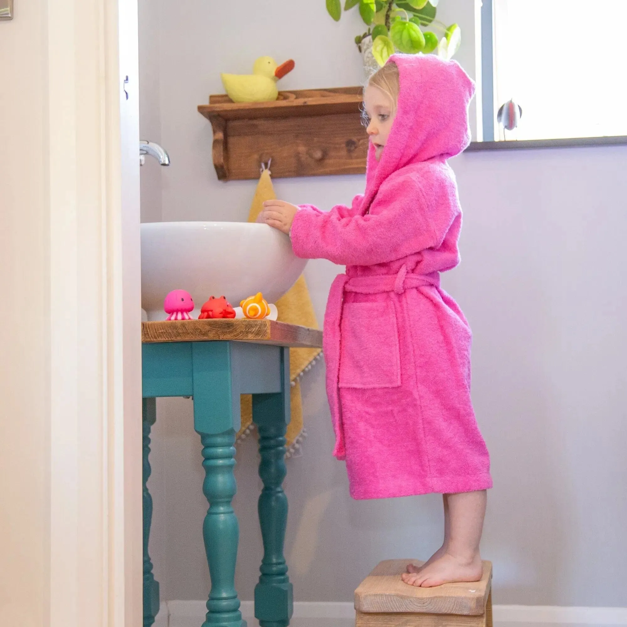 Football Hooded Bathrobe