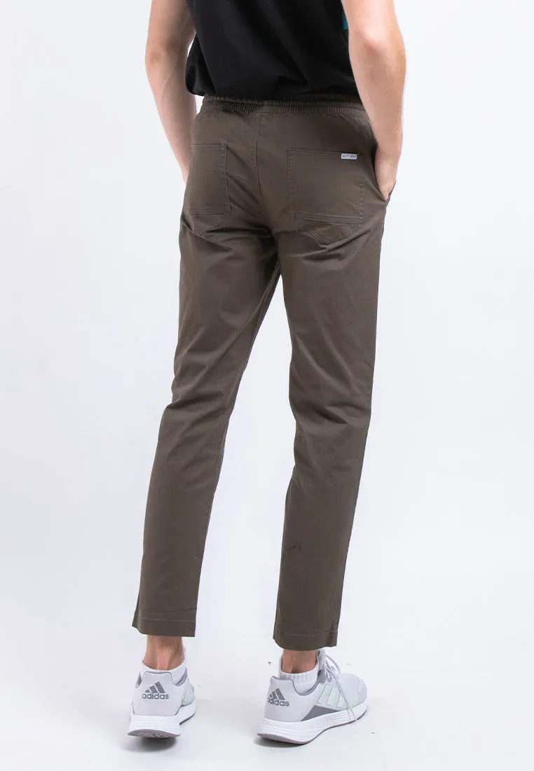 Forest 100% Cotton Twill Trousers Stretchable Slim Fit Long Pants Men | Seluar Lelaki Panjang ( New Arrival ) - 610188