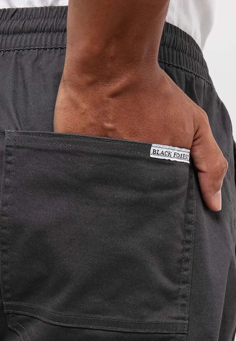 Forest 100% Cotton Twill Trousers Stretchable Slim Fit Long Pants Men | Seluar Lelaki Panjang ( New Arrival ) - 610188