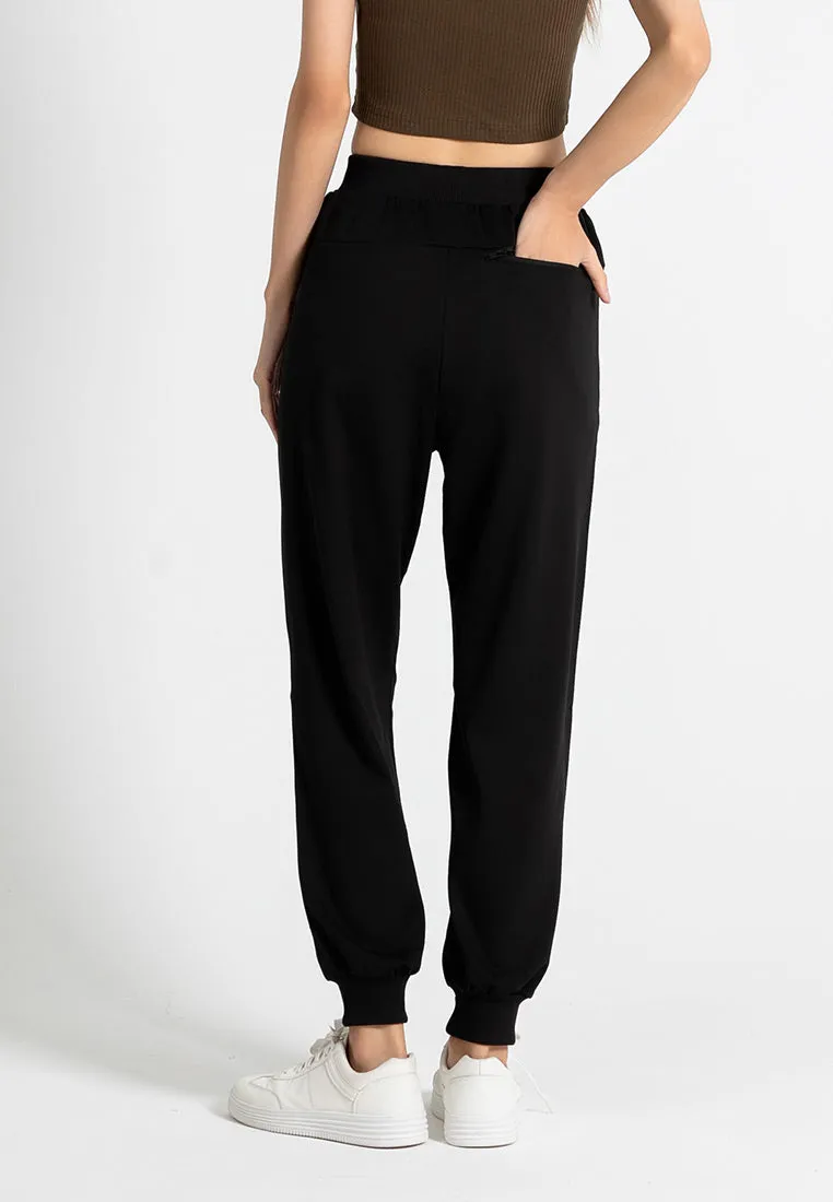 Forest Ladies Fine Polyester Spandex Jogger Pants Women Stretchable Long Pants | Seluar Panjang Perempuan - 810501