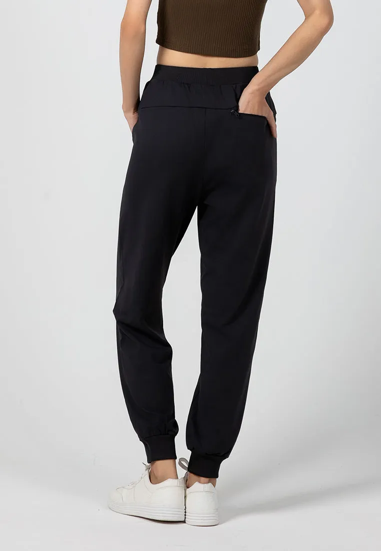 Forest Ladies Fine Polyester Spandex Jogger Pants Women Stretchable Long Pants | Seluar Panjang Perempuan - 810501