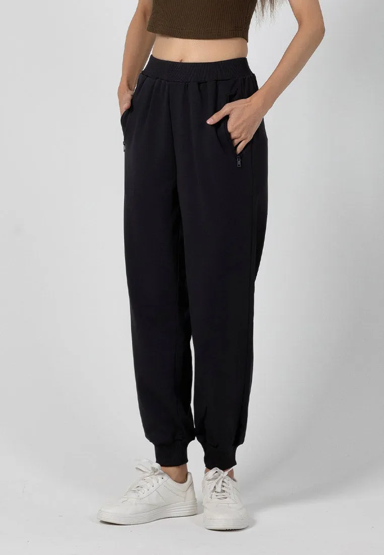 Forest Ladies Fine Polyester Spandex Jogger Pants Women Stretchable Long Pants | Seluar Panjang Perempuan - 810501