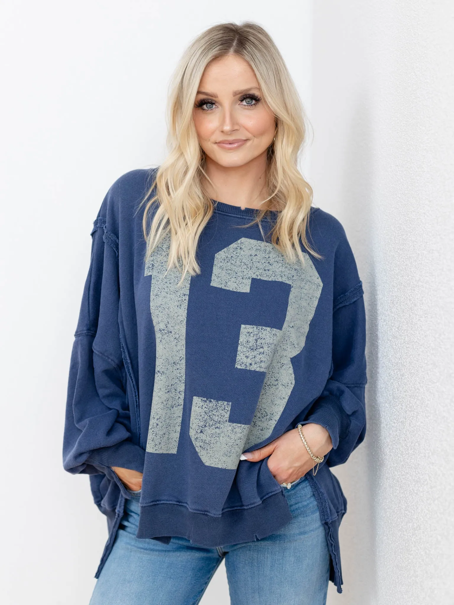 Free People Graphic Camden Pullover