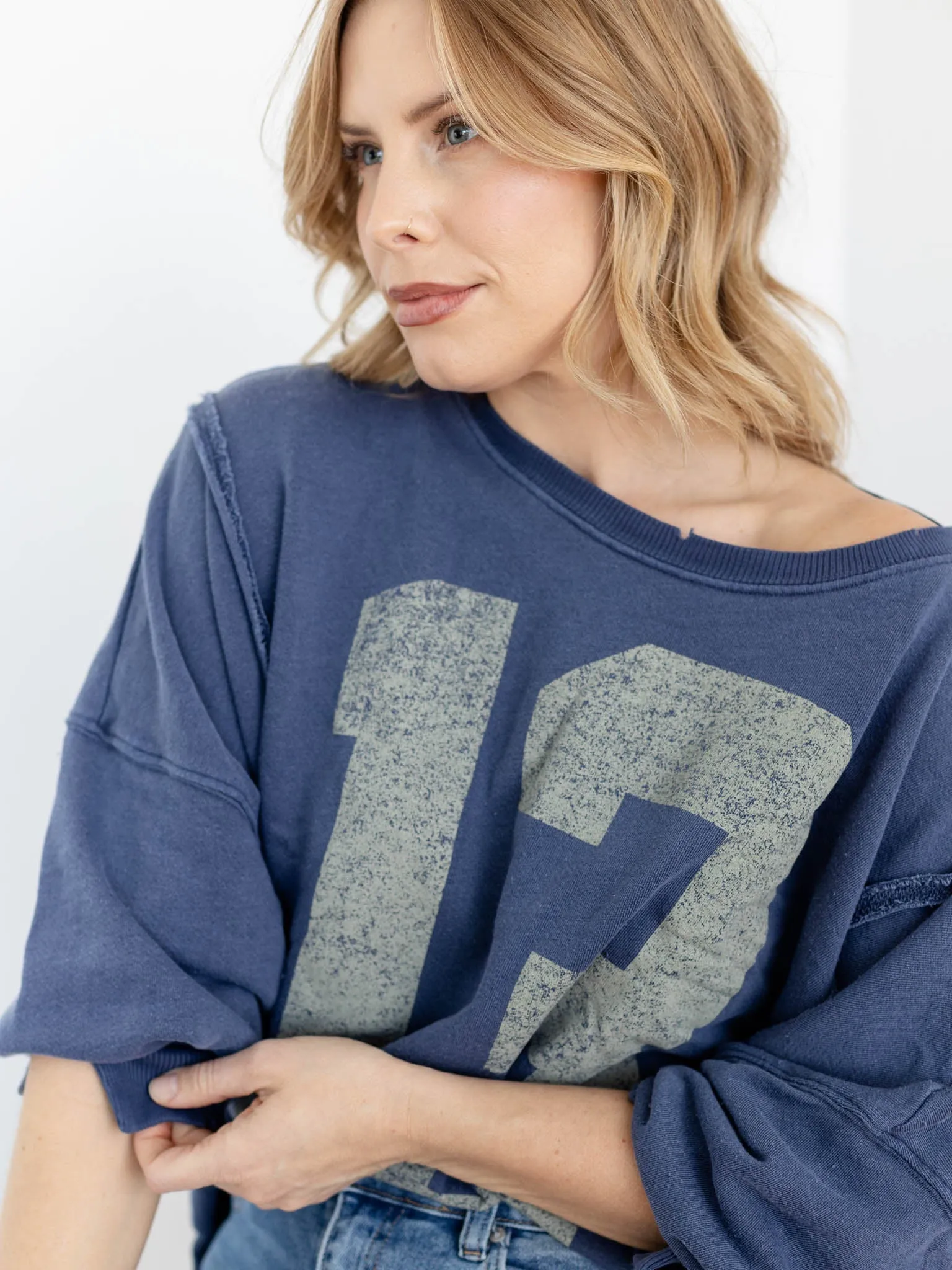 Free People Graphic Camden Pullover