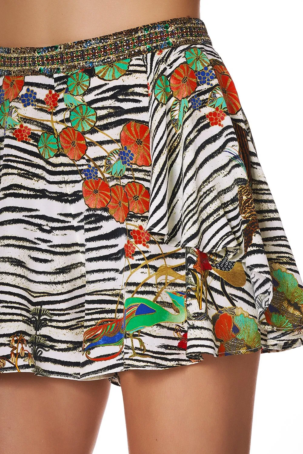 FRONT OVERLAY SHORT COSMIC CONFLICT