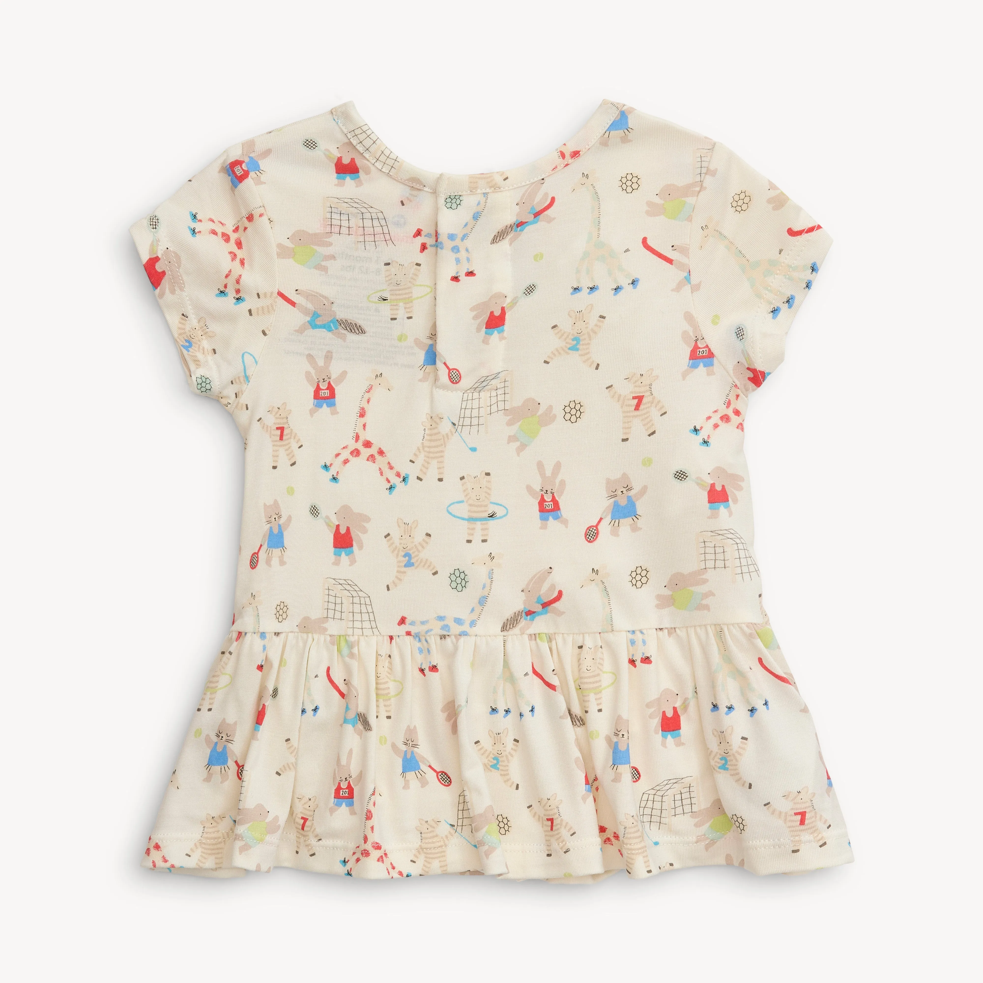 furry field day modal magnetic play all day peplum top   leggings set