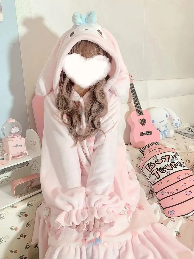 Fuzzy Pink Bunny Nighty