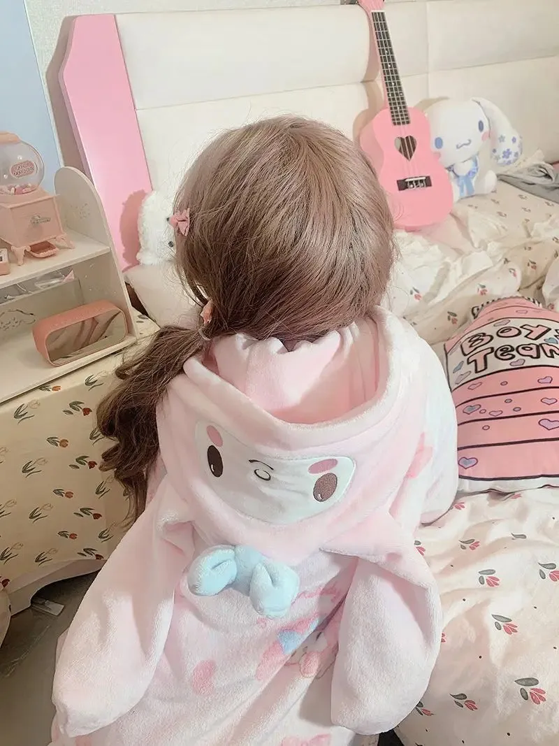 Fuzzy Pink Bunny Nighty