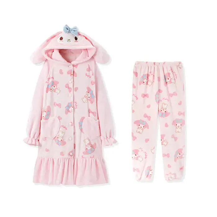 Fuzzy Pink Bunny Nighty