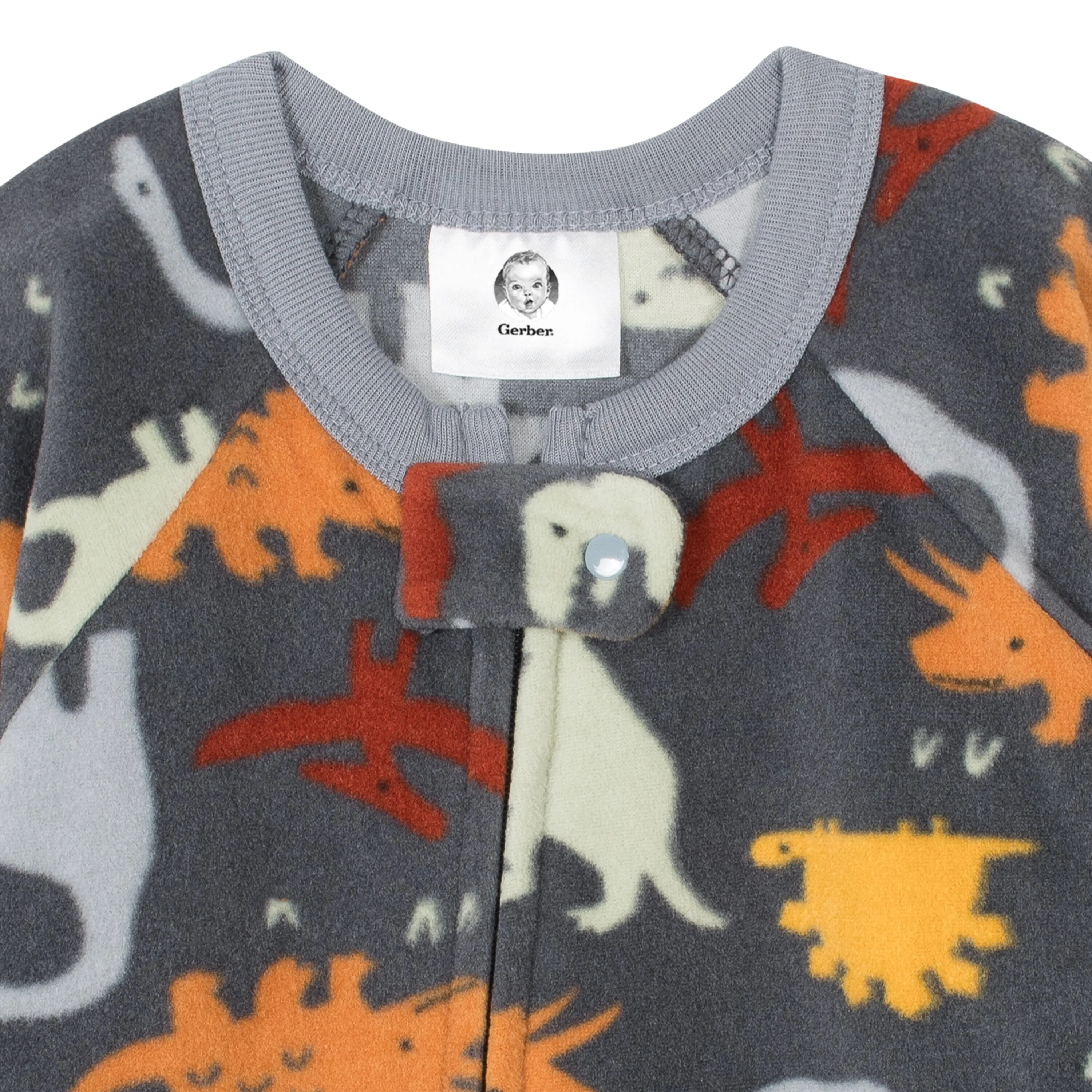 Gerber® Baby Boys Dino Fleece Pajamas