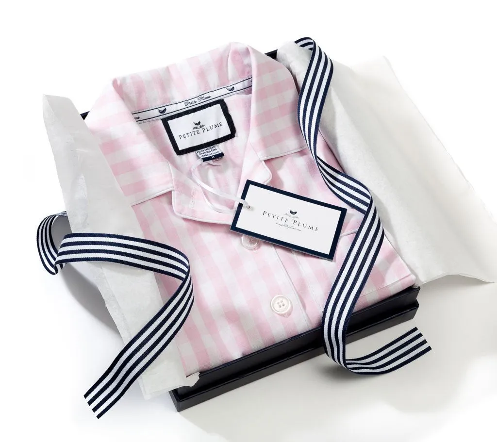 Gingham Pajama Set