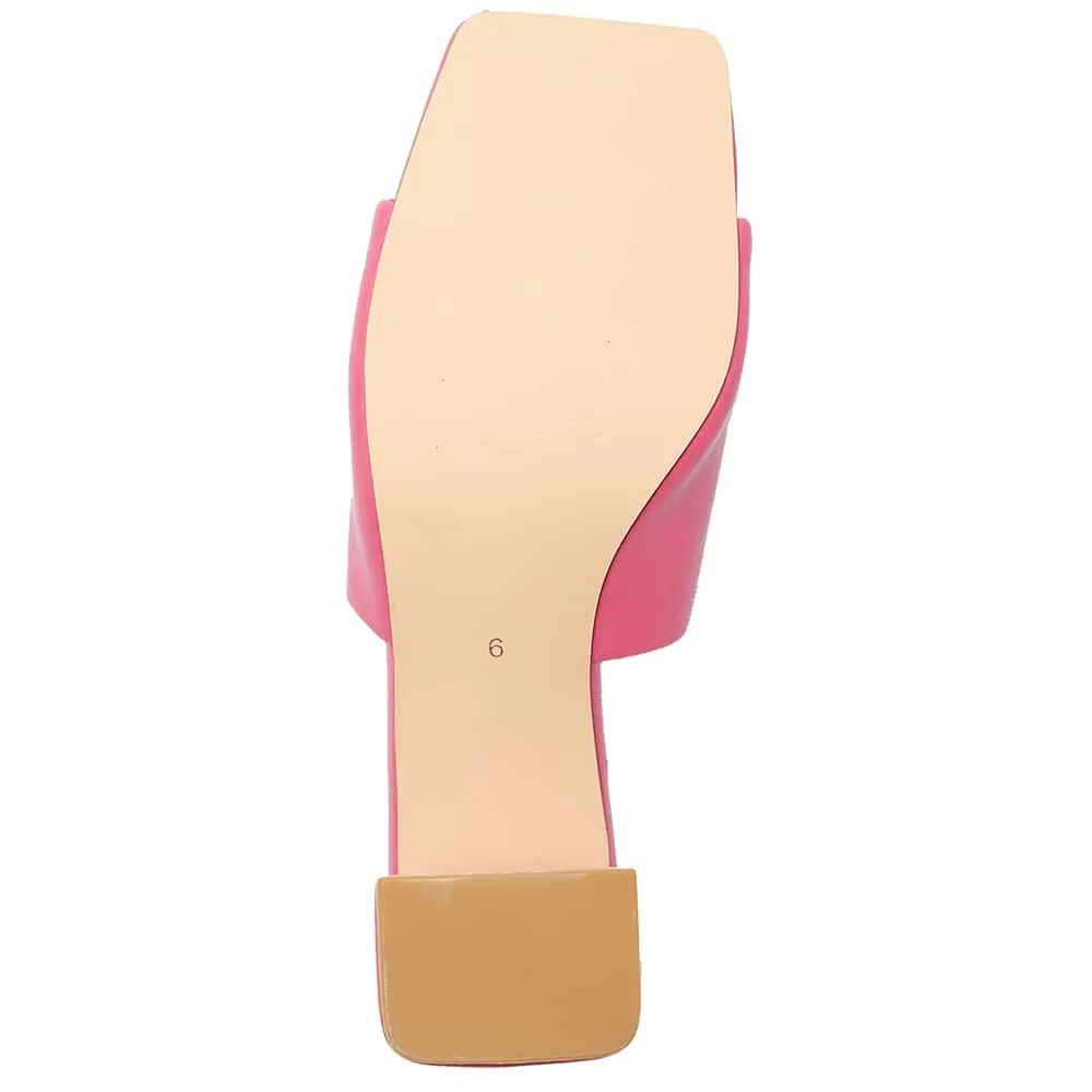 Gino Heel in Pink Smooth