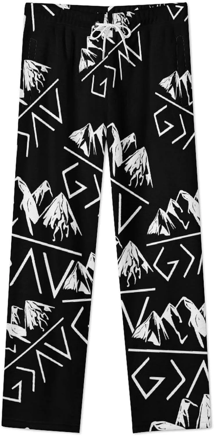 God Is Greater Women's Flannel Pajama Pants Fleece Lounge Sleep Bottoms PJ