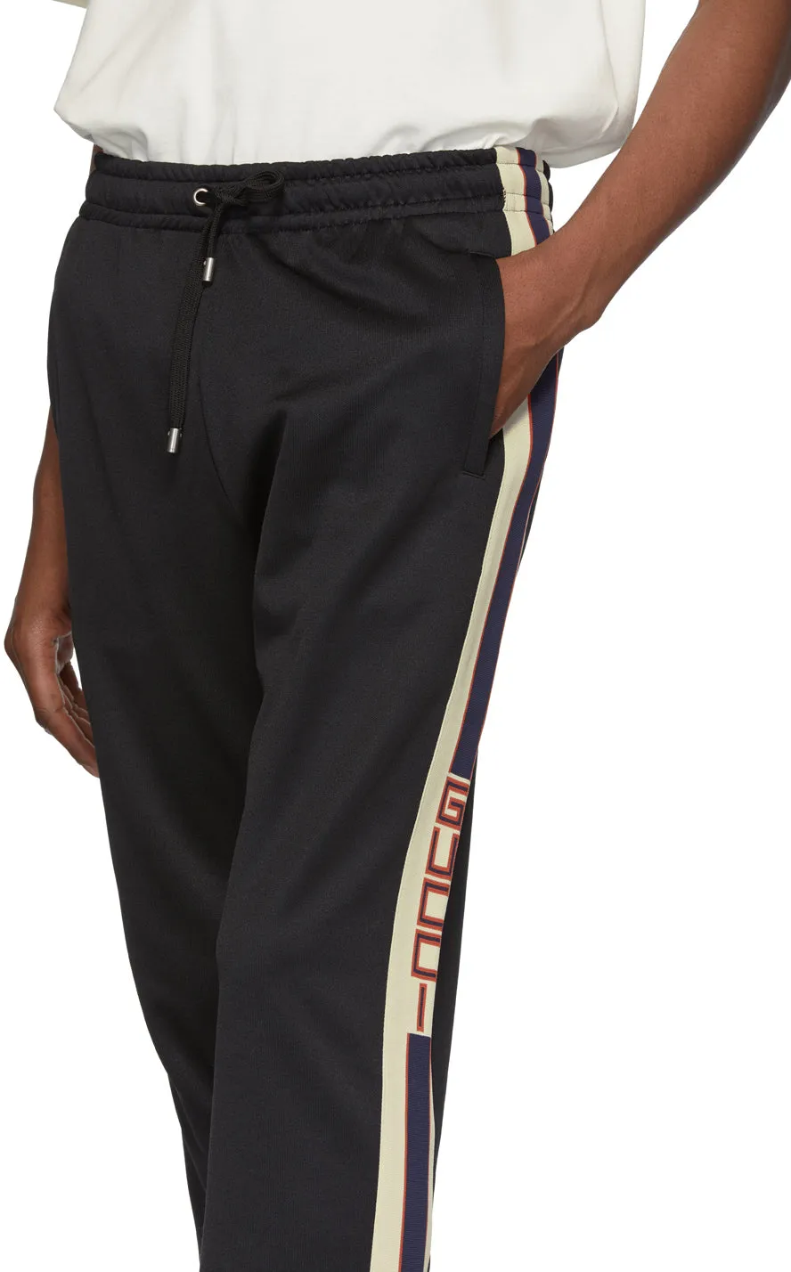 Gucci Black Jersey Lounge Pants