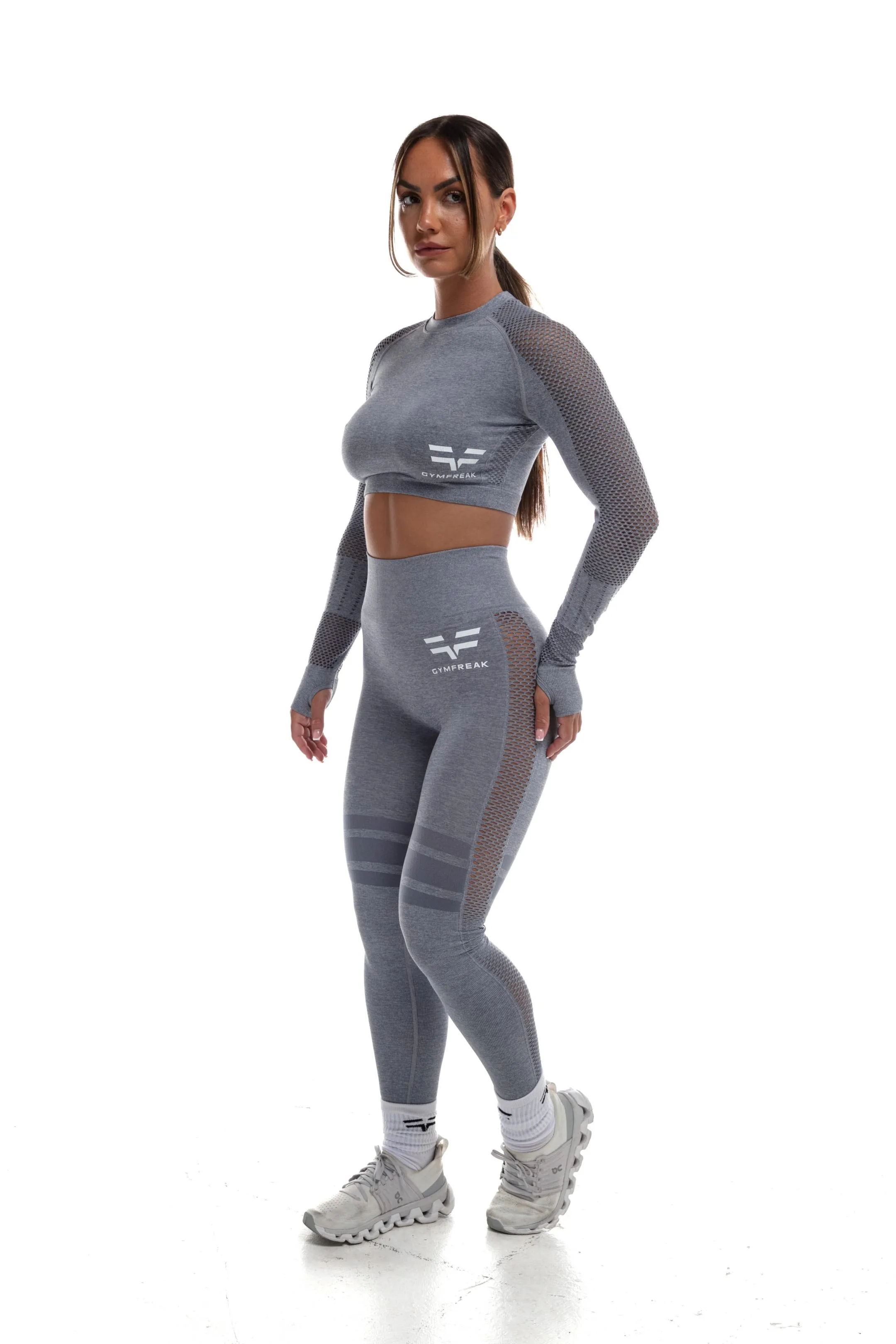 GymFreak Womens Yoga Set - Grey