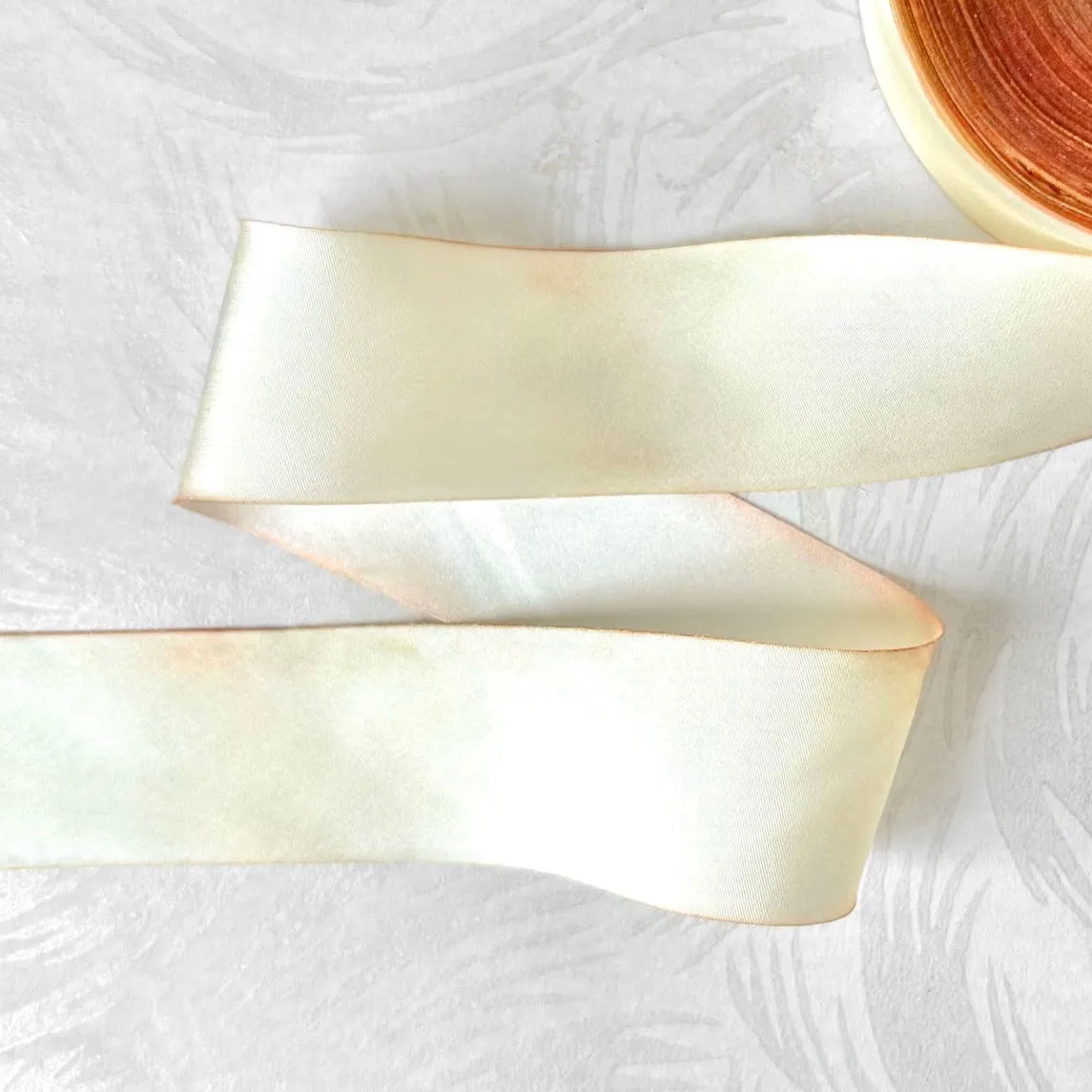 Hand Dyed Silk Satin Ribbon
