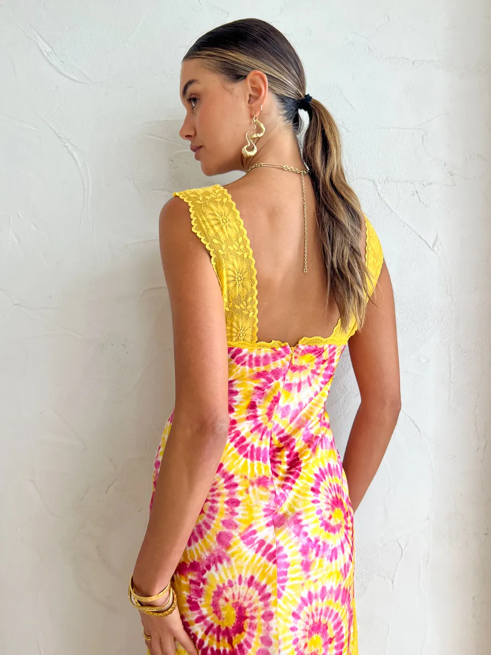 Hansen and Gretel Maybelle Dress in Tie Dye
