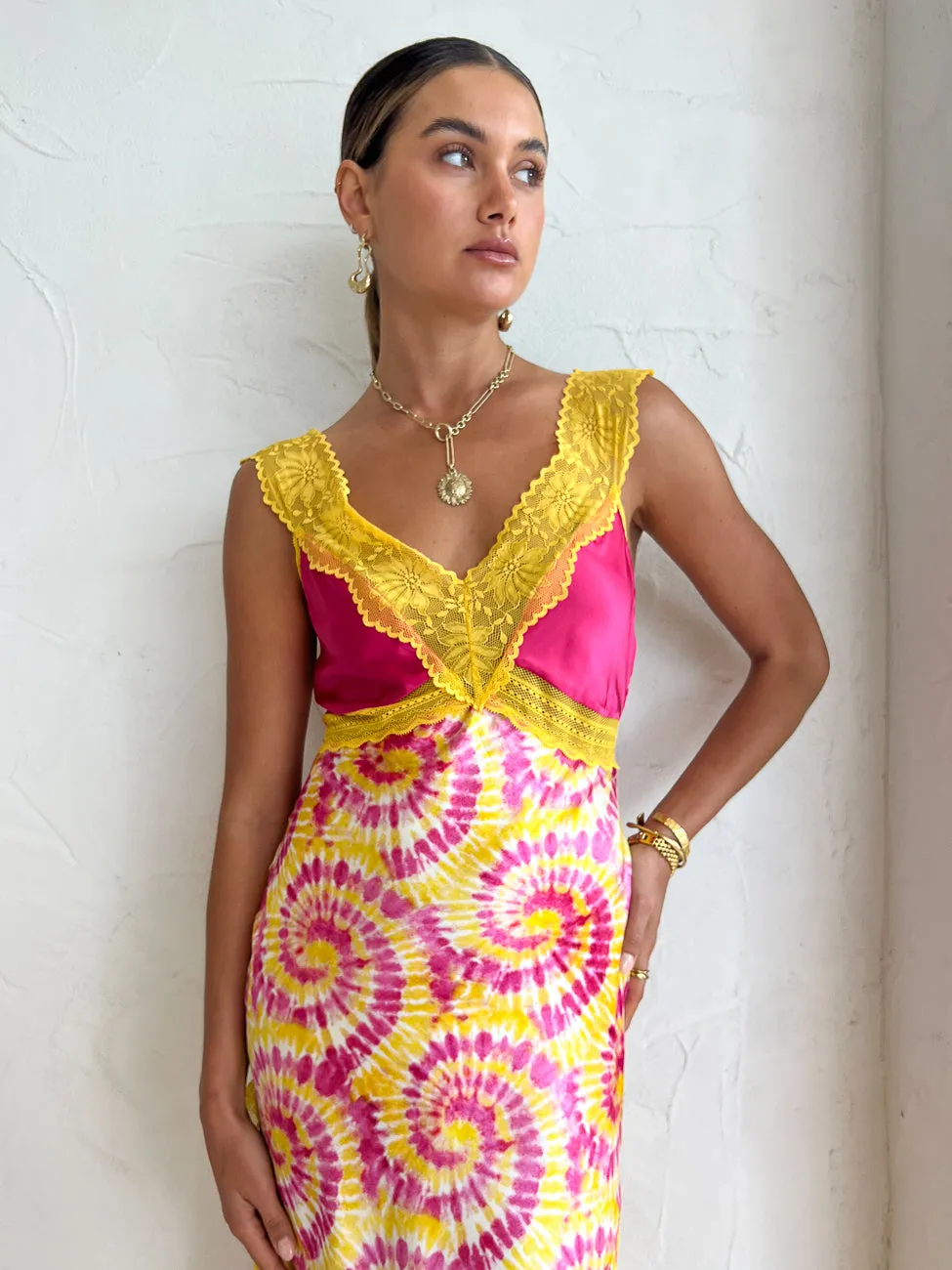 Hansen and Gretel Maybelle Dress in Tie Dye