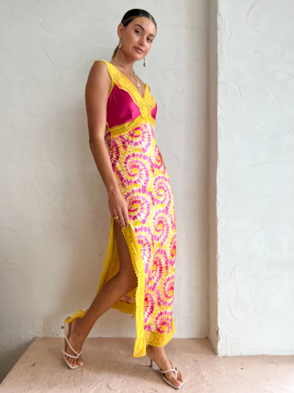 Hansen and Gretel Maybelle Dress in Tie Dye