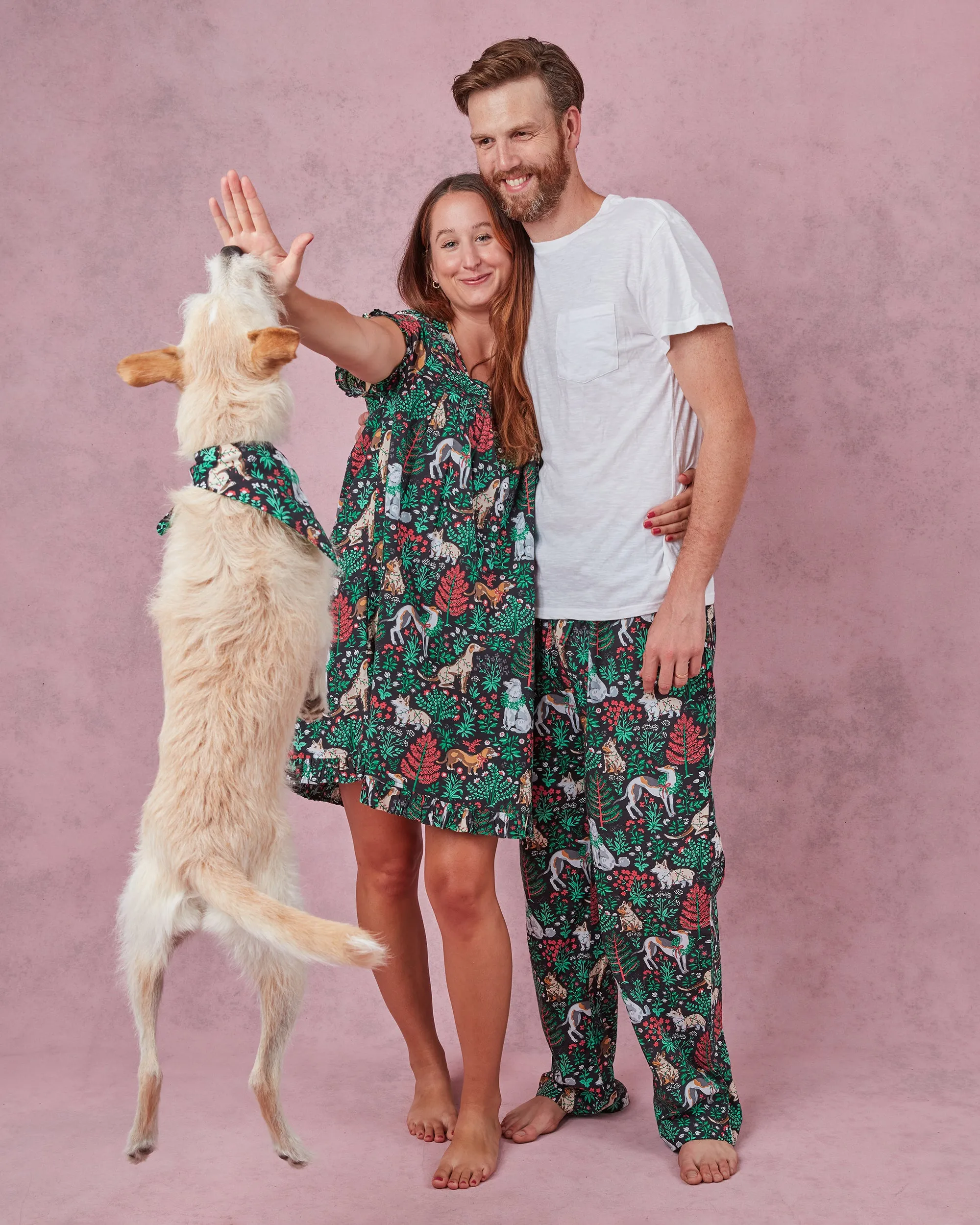 Happy Howlidays - Pintuck Nightgown - Ink