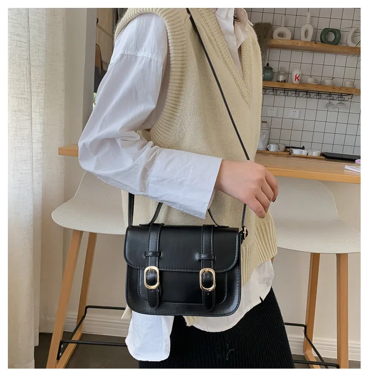 Harajuku Kawaii Fashion Faux Leather Mini School Satchel