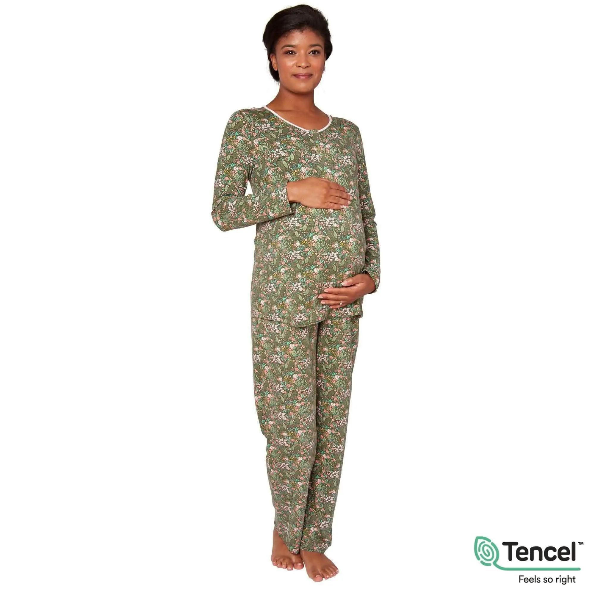harlow modal magnetic nursing pajama set