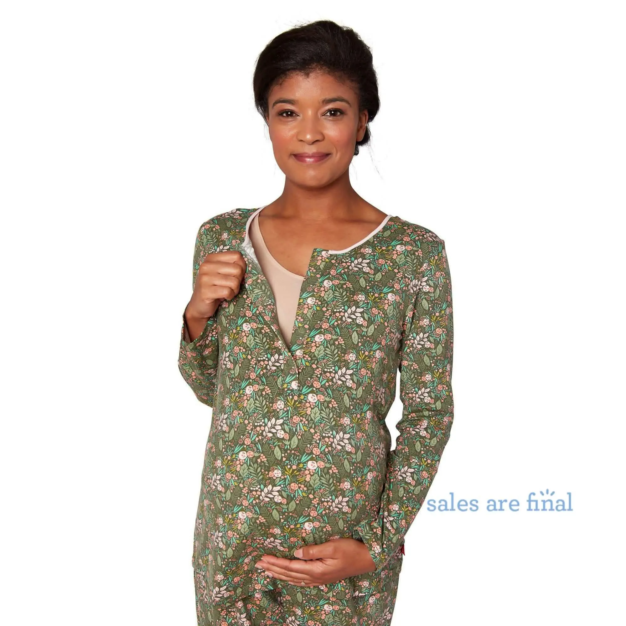 harlow modal magnetic nursing pajama set