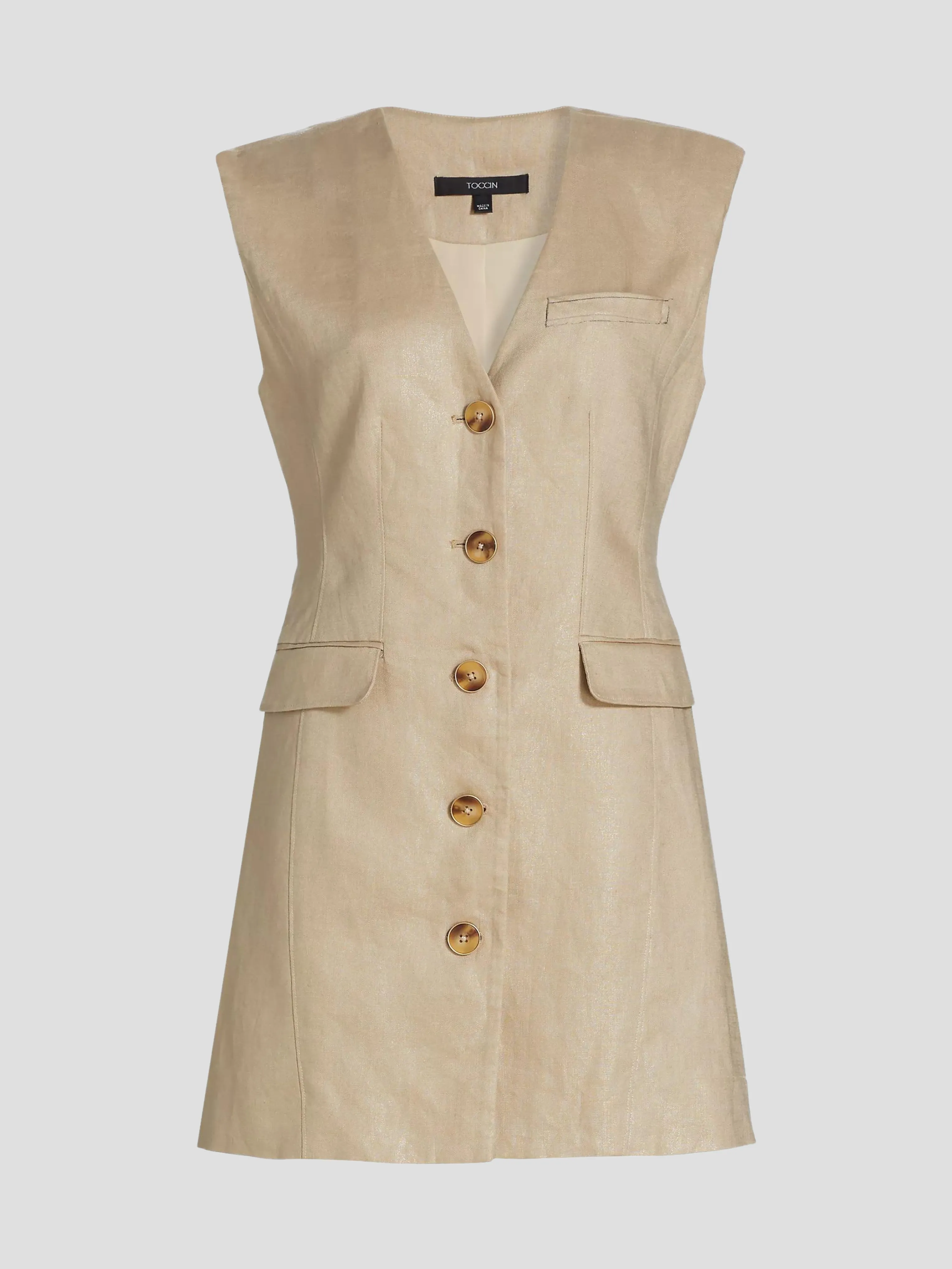 Hayden Strong Shoulder Vest Dress