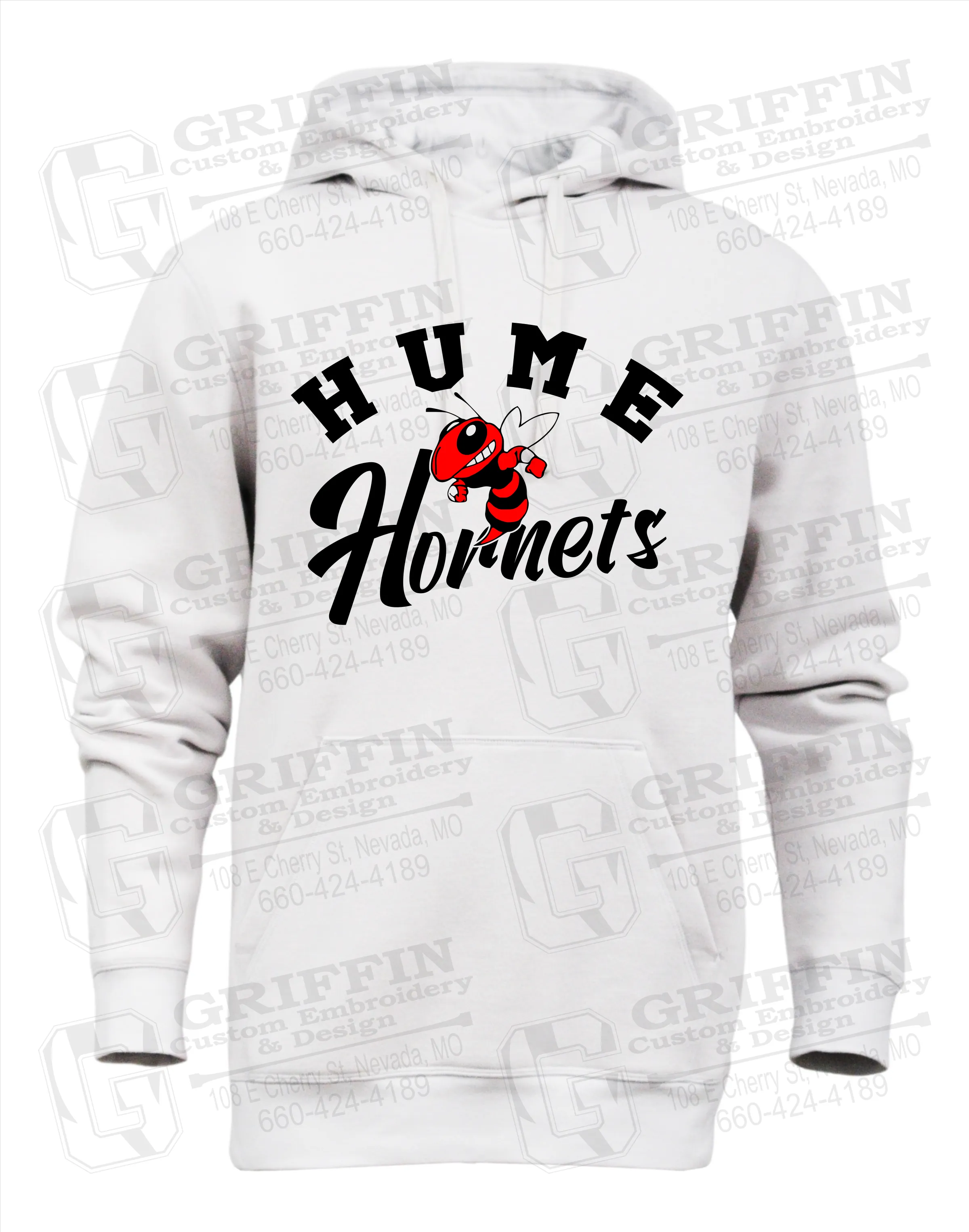 Heavyweight Fleece Hoodie - Hume Hornets 23-E