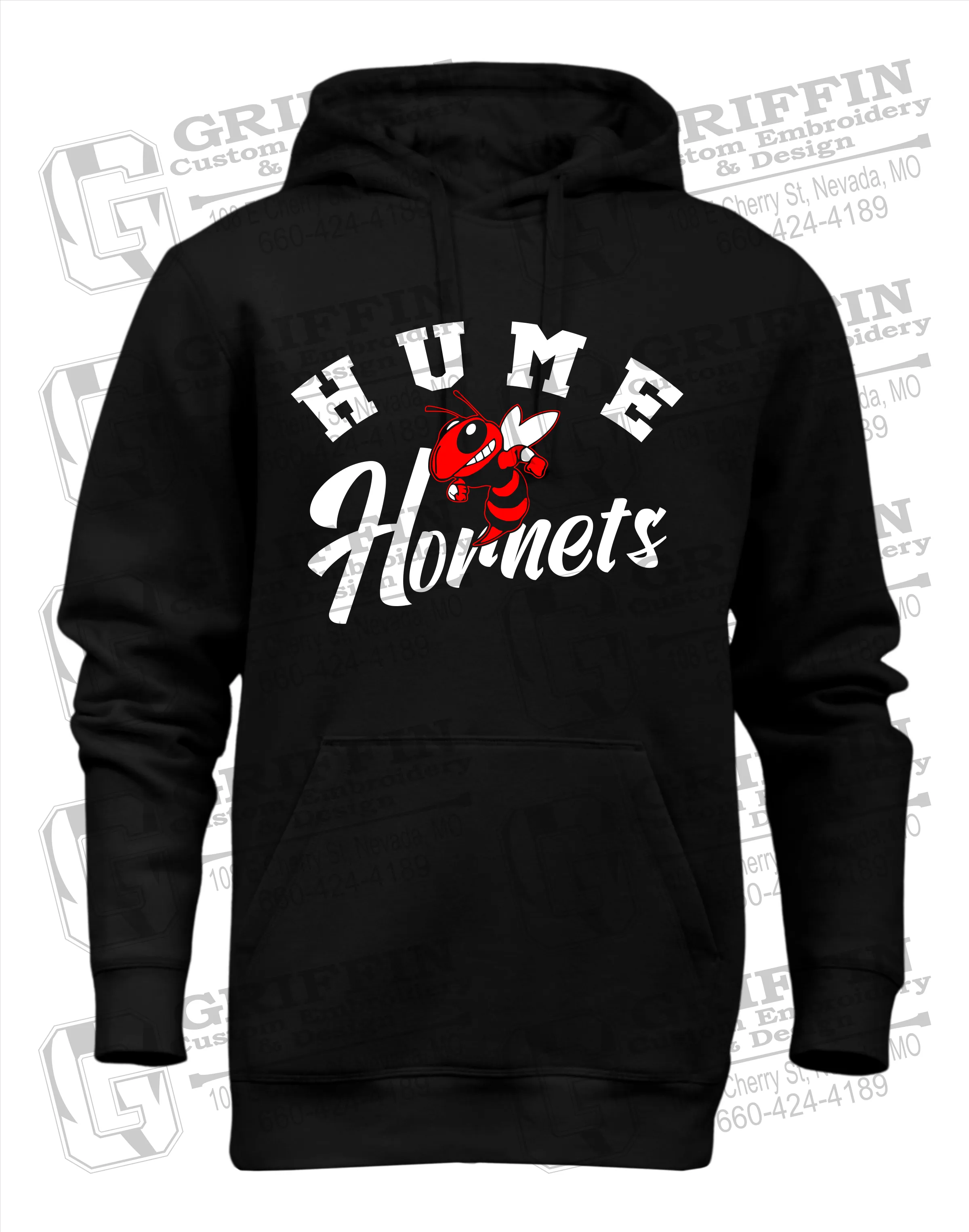 Heavyweight Fleece Hoodie - Hume Hornets 23-E