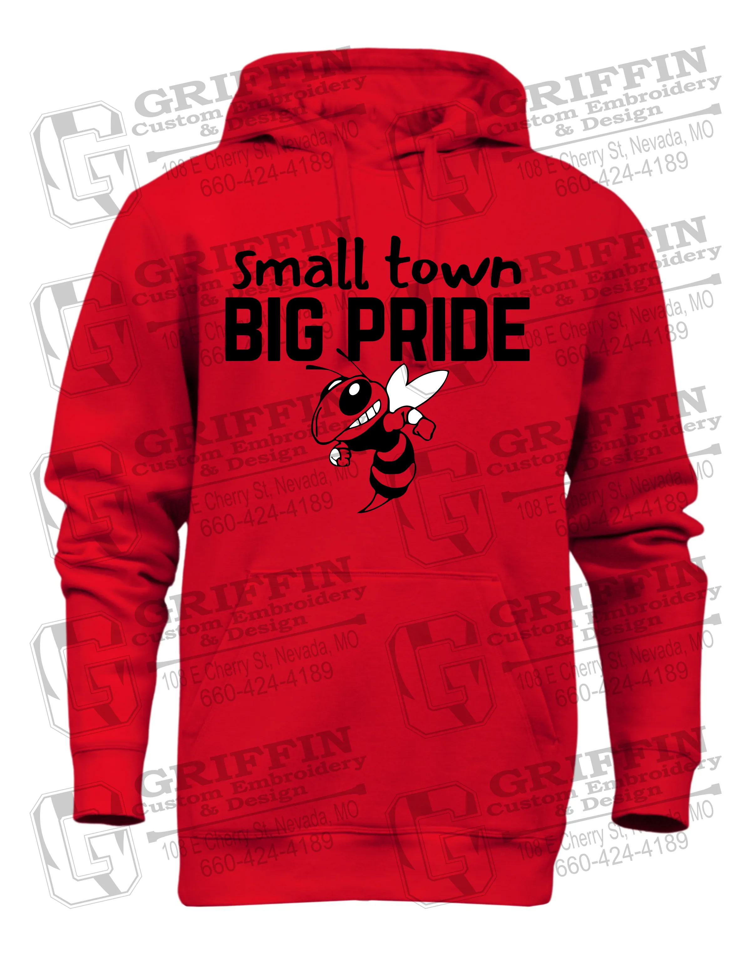 Heavyweight Fleece Hoodie - Hume Hornets 24-D