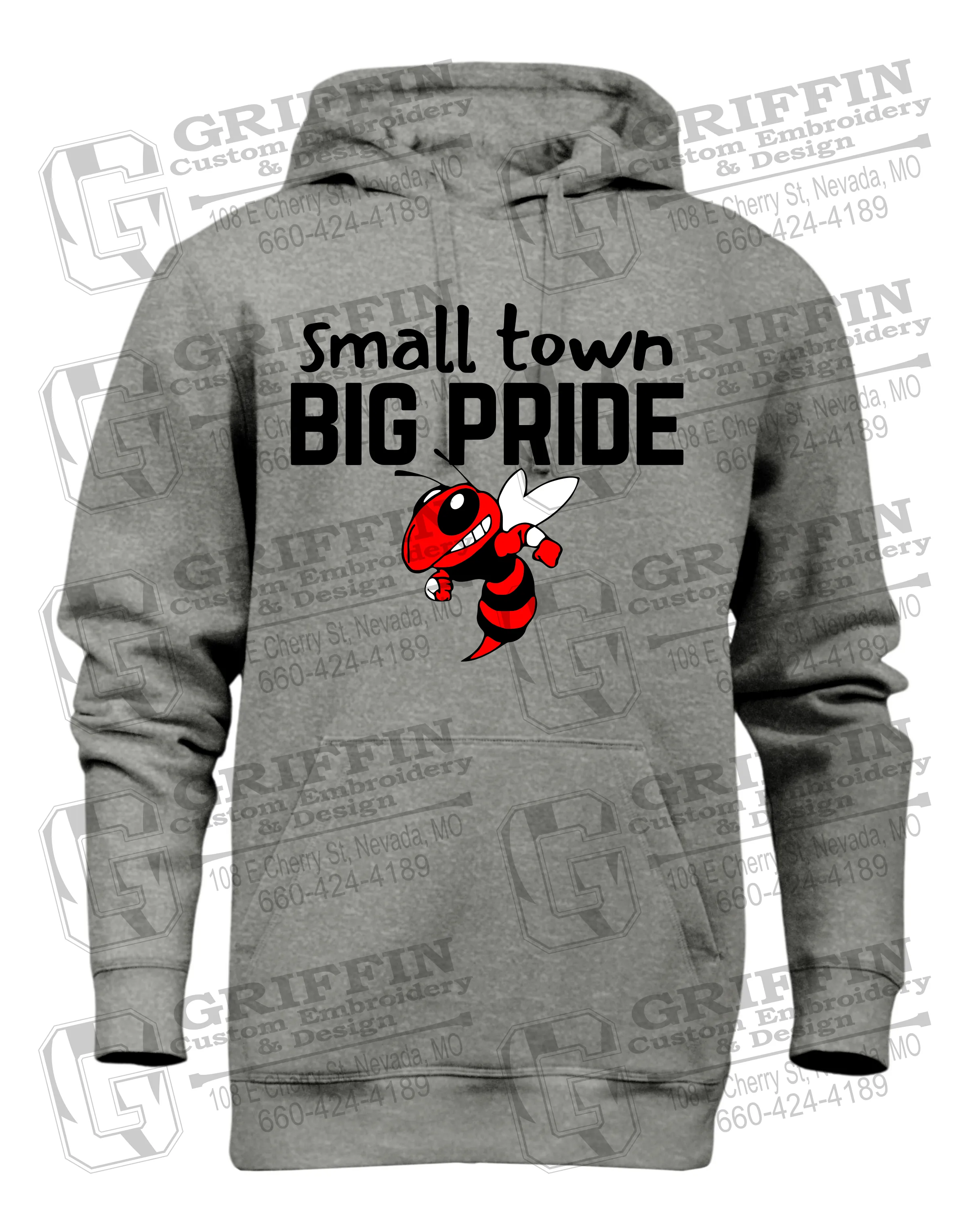 Heavyweight Fleece Hoodie - Hume Hornets 24-D