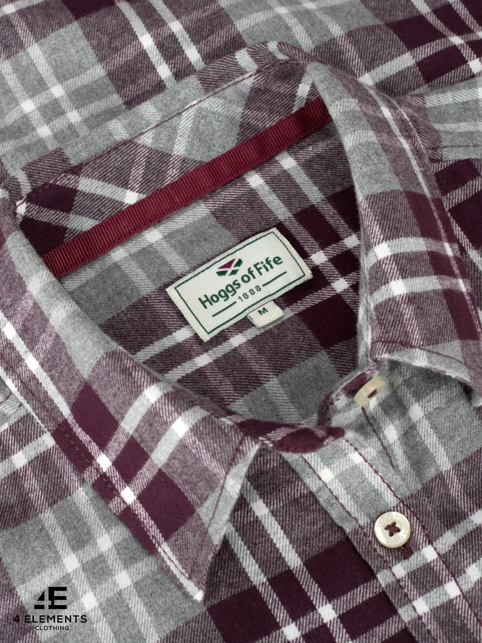Hoggs of Fife - Eilidh Ladies Long sleeve shirt / brushed flannel ladies check shirt