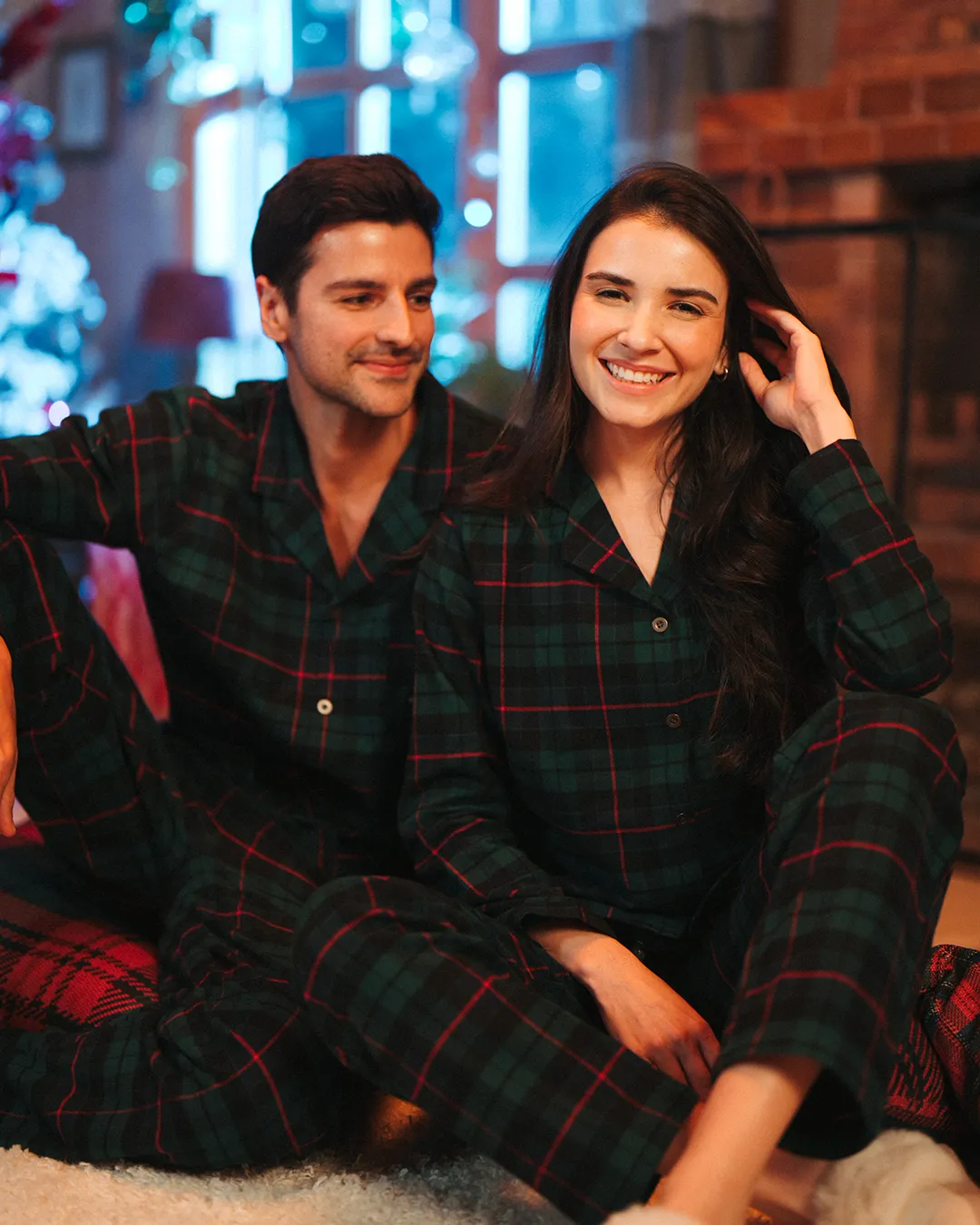 Holiday Seasonبيجاما رجالي بزراير