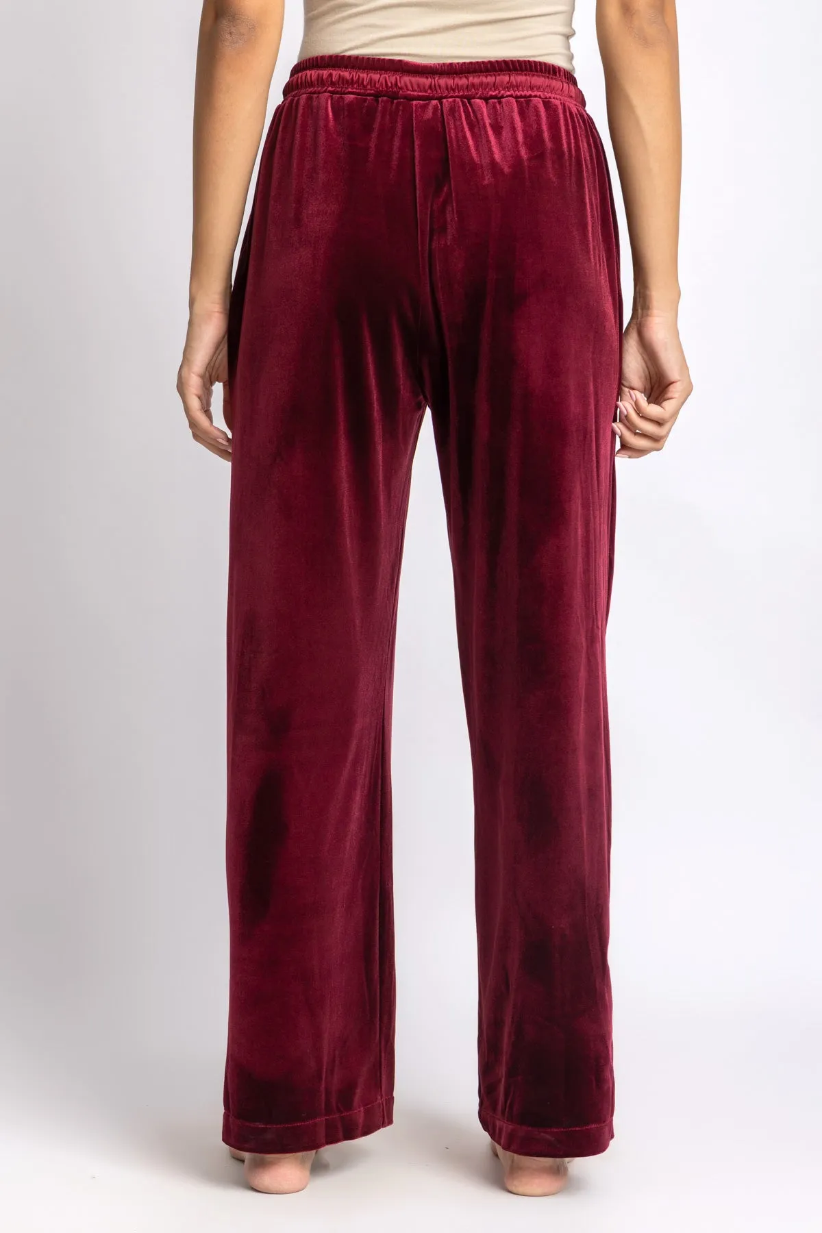 homewear collection - velvet pants