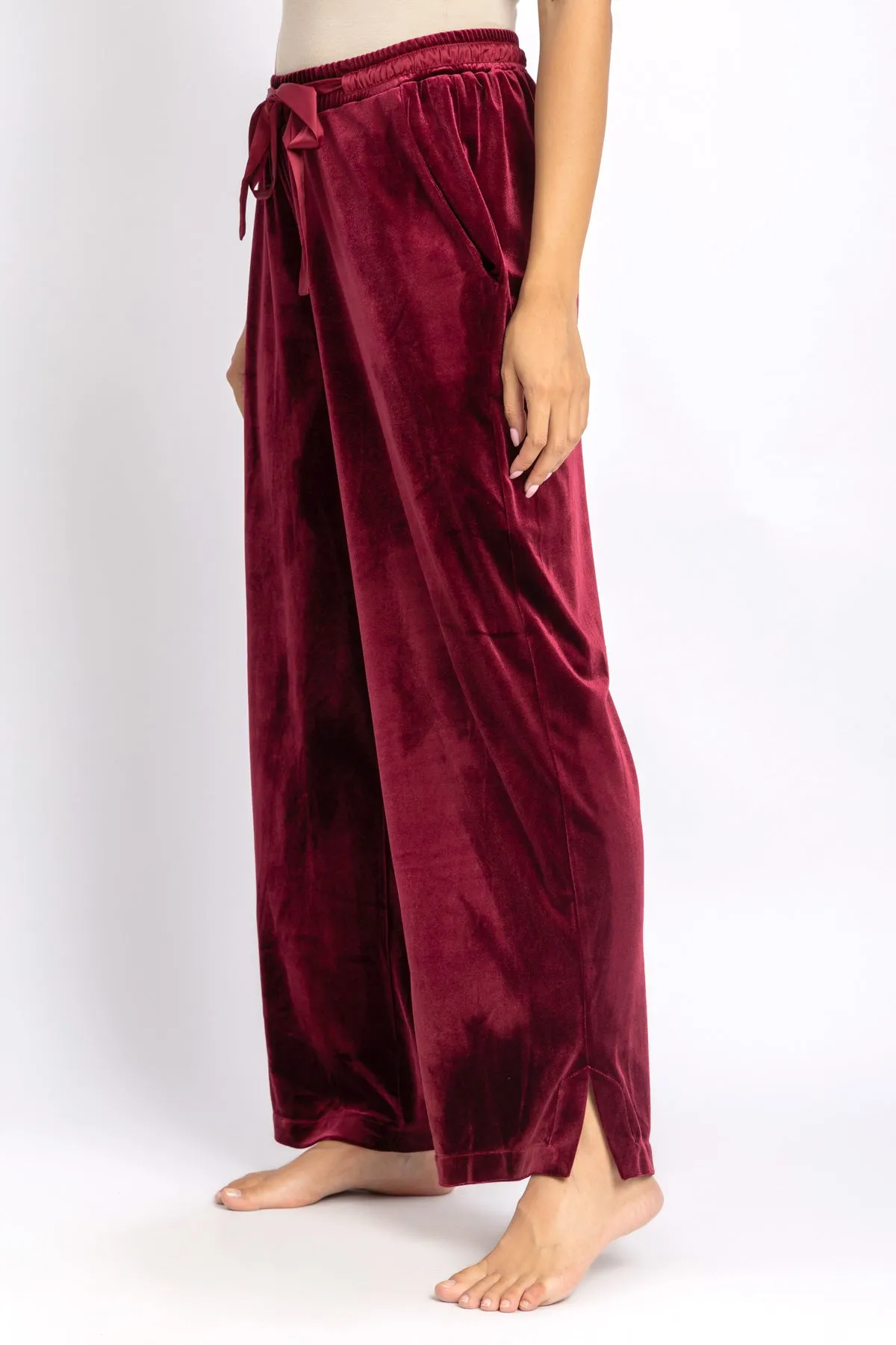 homewear collection - velvet pants