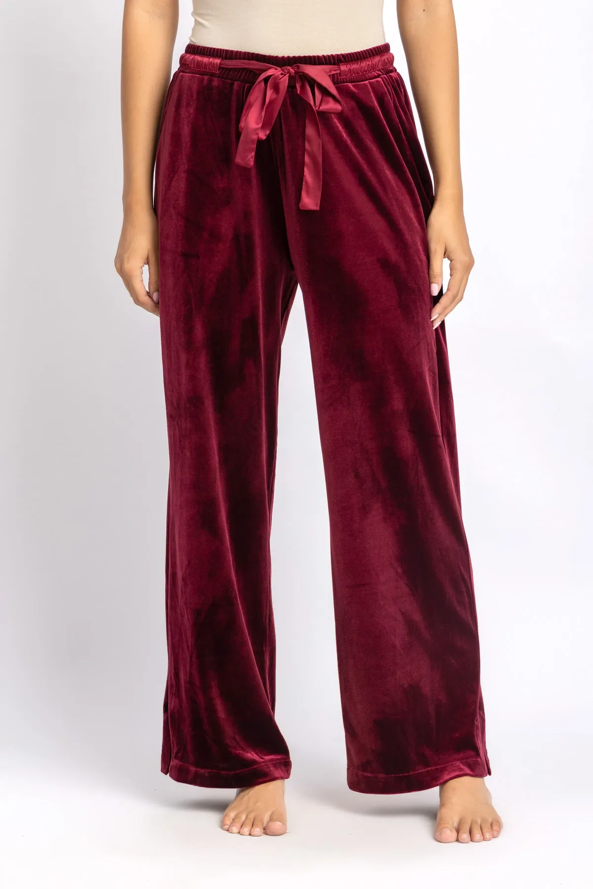 homewear collection - velvet pants