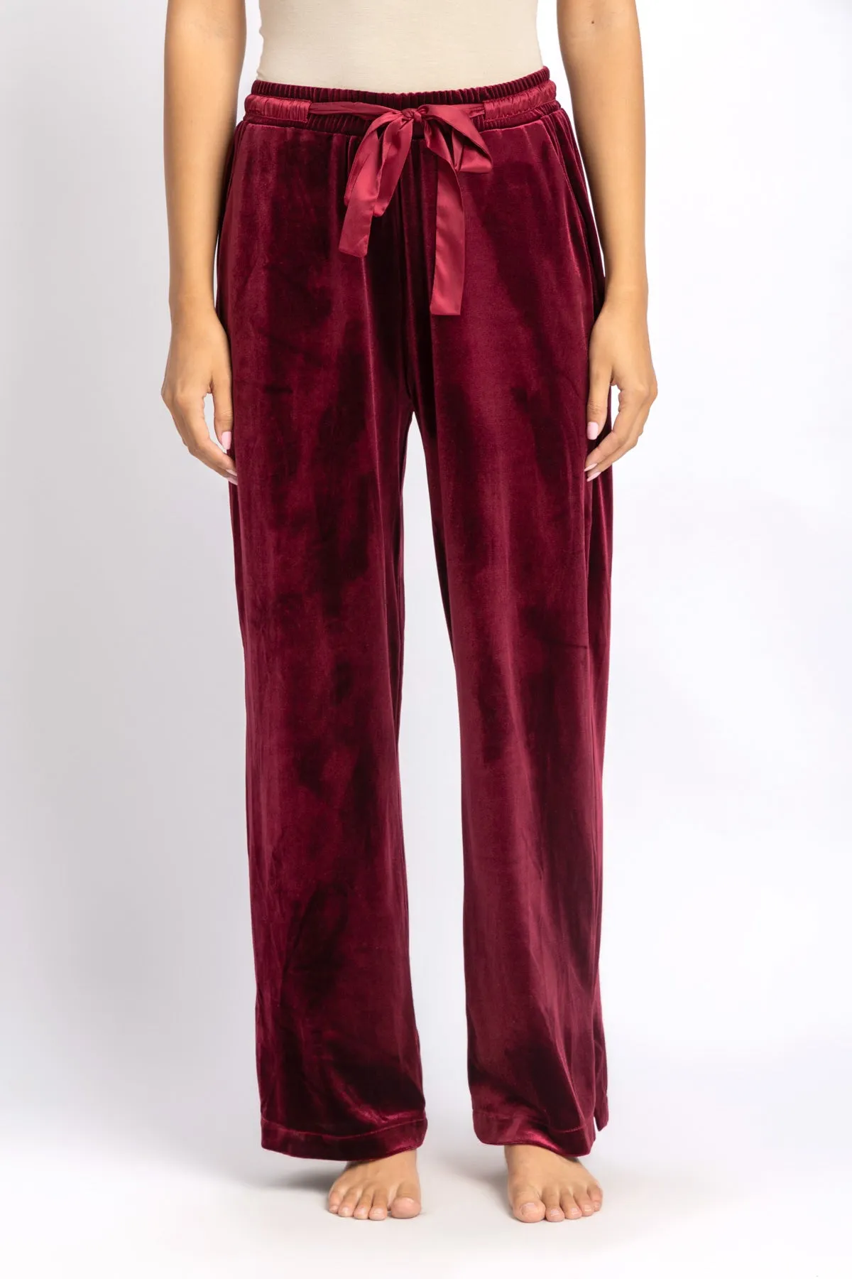 homewear collection - velvet pants