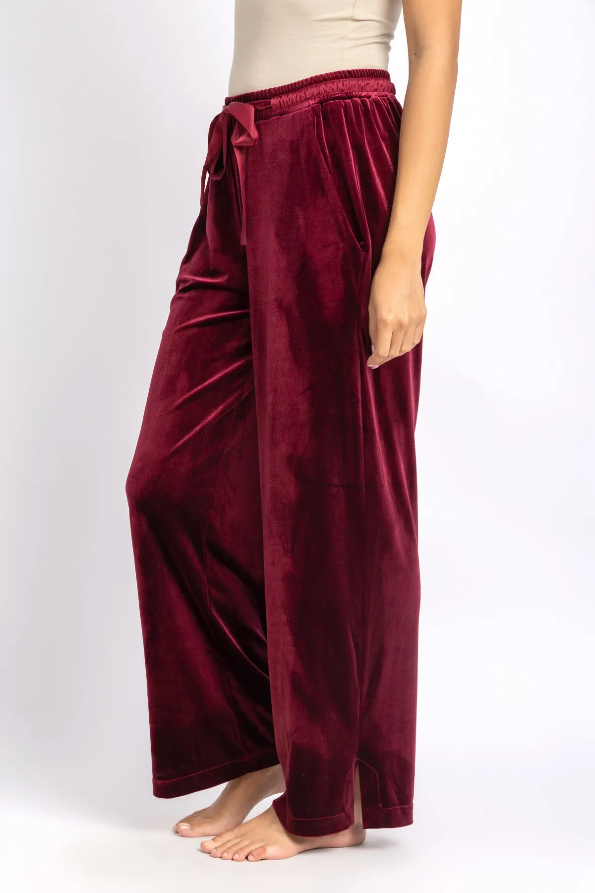 homewear collection - velvet pants