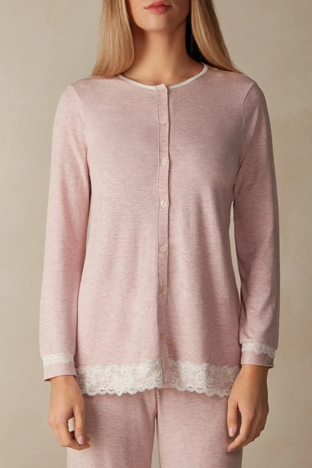 Intimissimi pajama shirt, motley pink