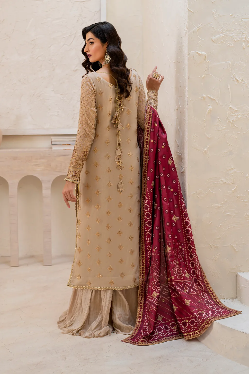 IZNiK Chinon Luxury Formals – CC-44 Embroidered Chiffon