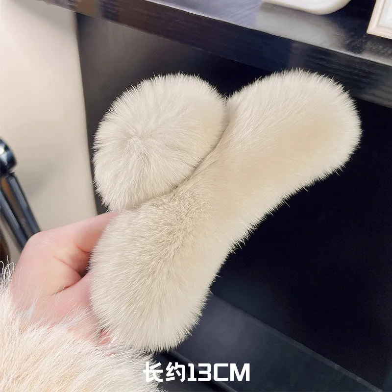 Jenna Furry Hair Clip
