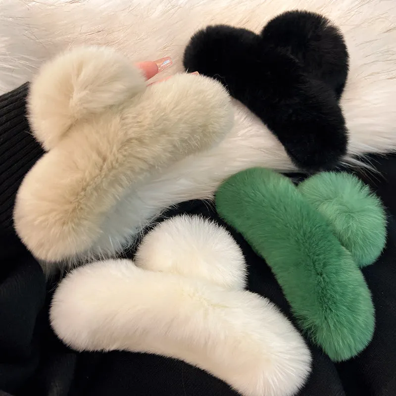 Jenna Furry Hair Clip