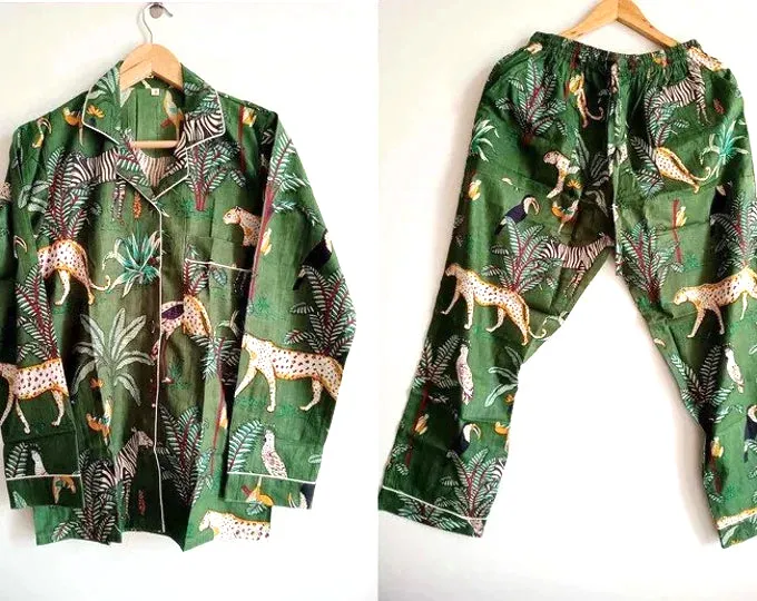 Jungle-jamas! - Green Lush Jungle Pajama