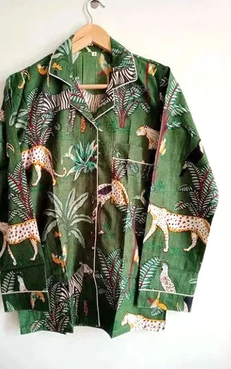 Jungle-jamas! - Green Lush Jungle Pajama