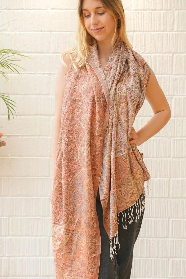Kalamkari Colourful Modal Shawls