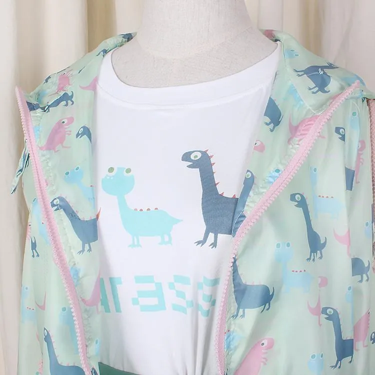 Kawaii Dinosaur Hoodie Jacket AD10304