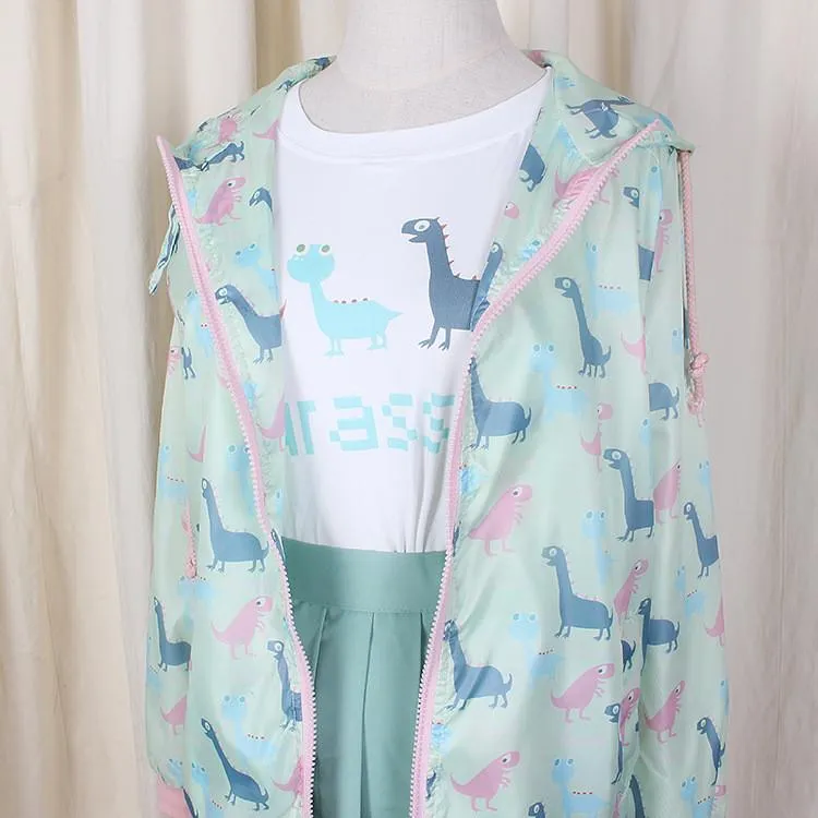 Kawaii Dinosaur Hoodie Jacket AD10304