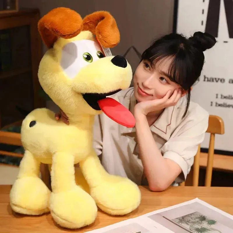 Kawaii Oudi Dog Plushie - Cute Ugly Cat Stuffed Toy for Room Decor, Perfect Xmas Gift for Kids and Anime Lovers
