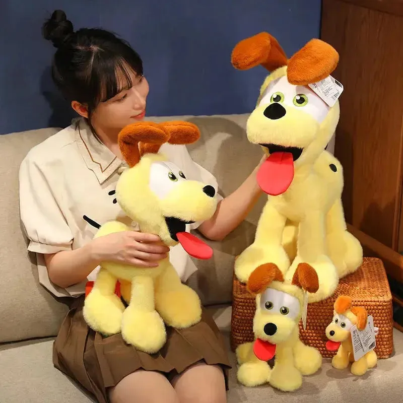 Kawaii Oudi Dog Plushie - Cute Ugly Cat Stuffed Toy for Room Decor, Perfect Xmas Gift for Kids and Anime Lovers